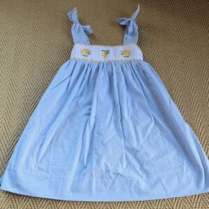 Lulu Bebe Smocked Lemon Dress